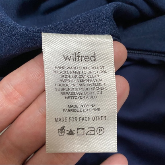 NWOT Aritzia x Wilfred Satin Dress - Picture 8 of 8